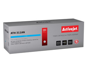  Toner Activejet ATH-311AN (zamiennik Canon, HP 126A CRG-729C, CE311A; Premium; 1 000 stron; niebieski)