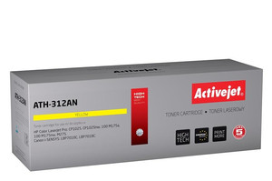 Toner Activejet ATH-312AN (zamiennik Canon, HP 126A CRG-729Y, CE312A; Premium; 1 000 stron; żółty)